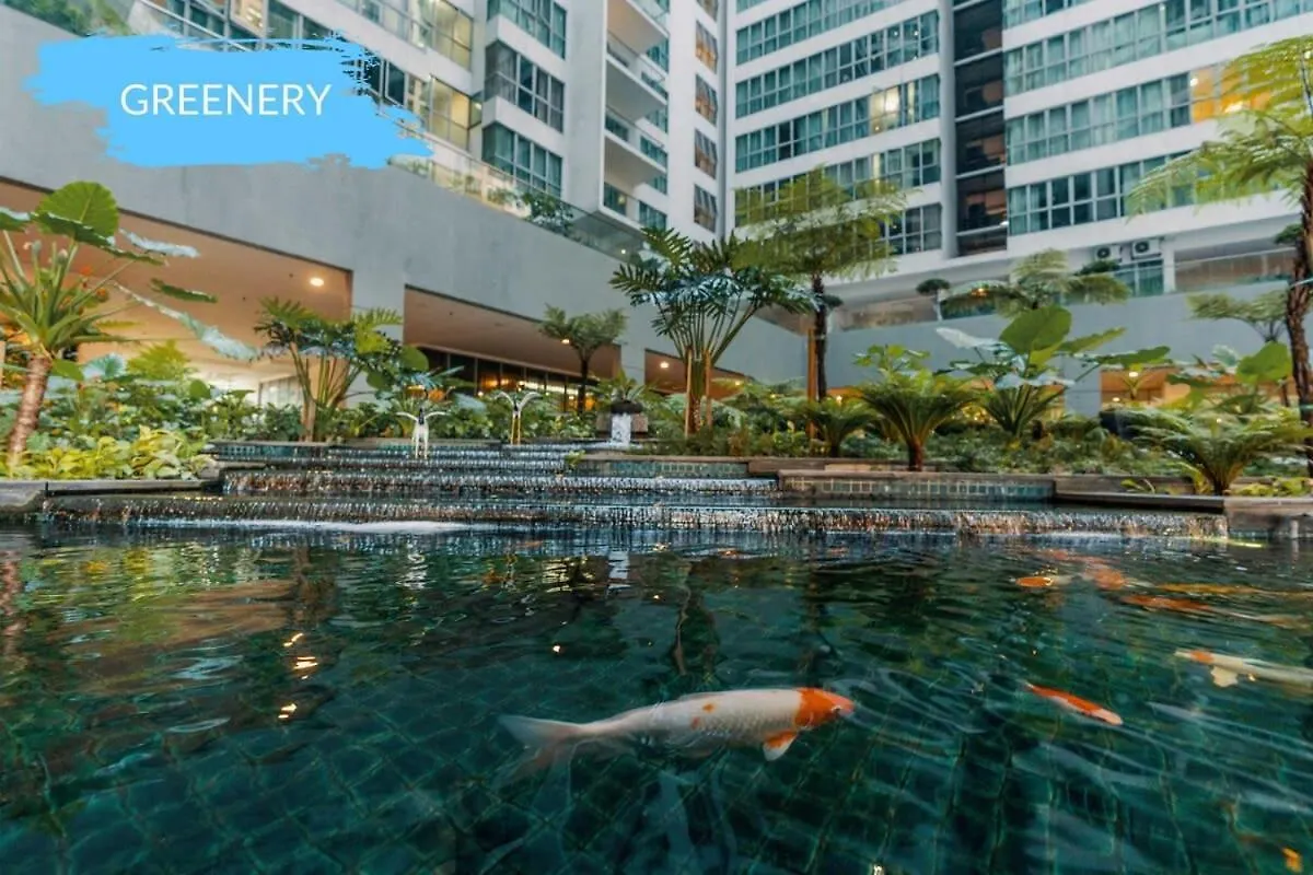 Starry City Starry Night , Paint Kl City With Lights Apartman Kuala Lumpur Malajzia